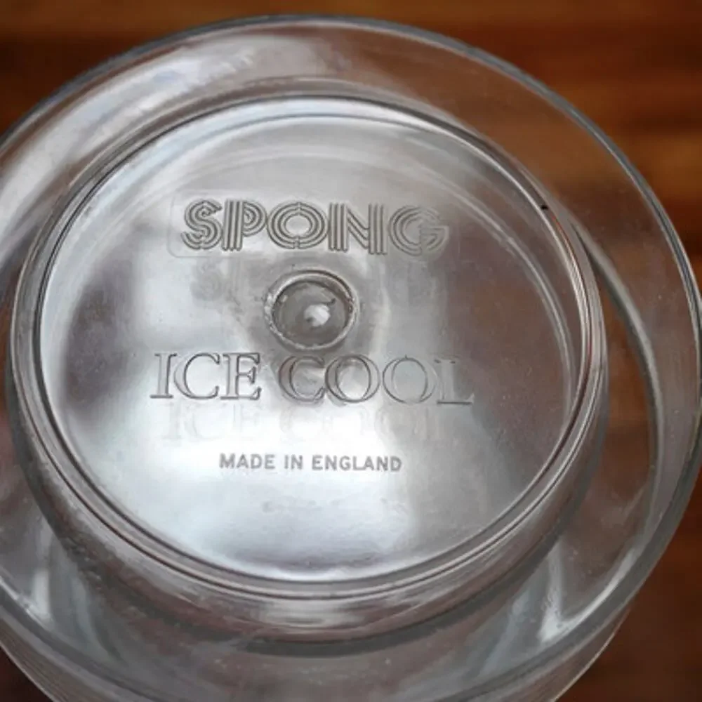 Vintage Mid Century Modern ACRYLIC Transparent CHROME SPONG ICE Cool BUCKET